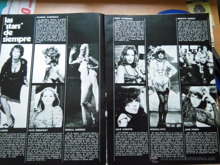 Coleccionismo de Revistas y Peri&oacute;dicos: recorte ursula andress FAYE DUNAWAY SOPHIA LOREN CLAUDIA CARDINALE MONICA VITTI ROMY SCHNEIDER