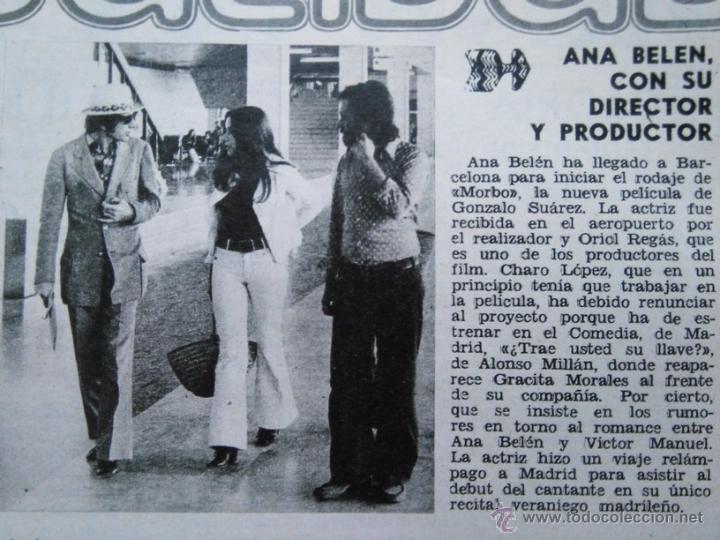 Coleccionismo de Revistas y Peri&oacute;dicos: recorte ANA BELEN
