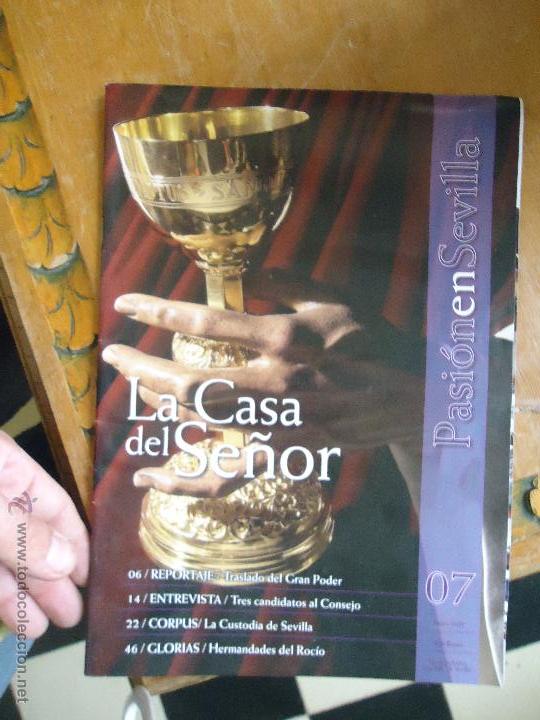 Coleccionismo de Revistas y Peri&oacute;dicos: REVISTA SEMANA SANTA, la casa del se&ntilde;or , PASION EN SEVILLA