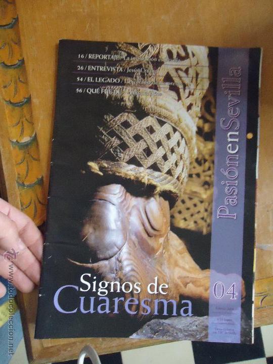 Coleccionismo de Revistas y Peri&oacute;dicos: REVISTA SEMANA SANTA, signos de cuaresma , PASION EN SEVILLA