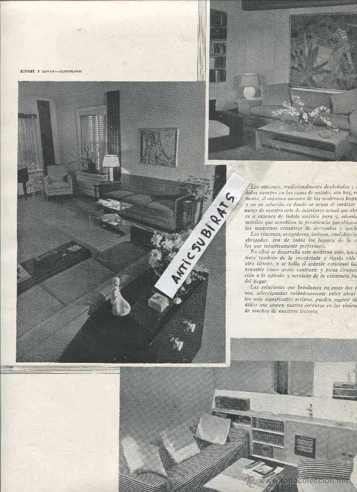 Coleccionismo de Revistas y Peri&oacute;dicos: REVISTA A&Ntilde;O 1935 DECORACION ART DECO ELEANOR RAYMOND INGLATERRA IAN HENDERSON LONDRE KINNEY LEVAN