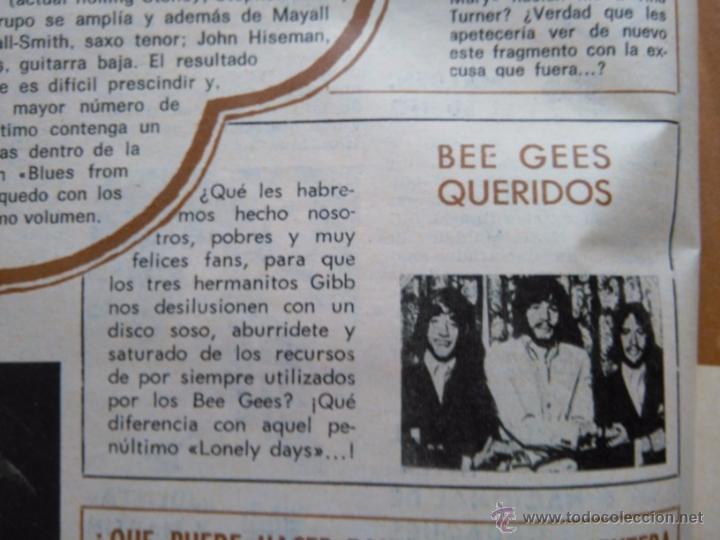 Coleccionismo de revistas y peri&oacute;dicos: recorte BEE GEES BEEGEES