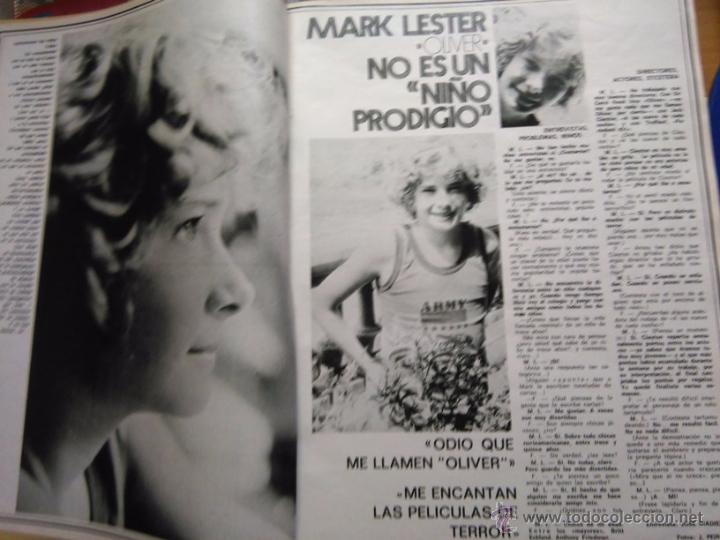 Coleccionismo de revistas y peri&oacute;dicos: RECORTE MARK LESTER OLIVER TWIST