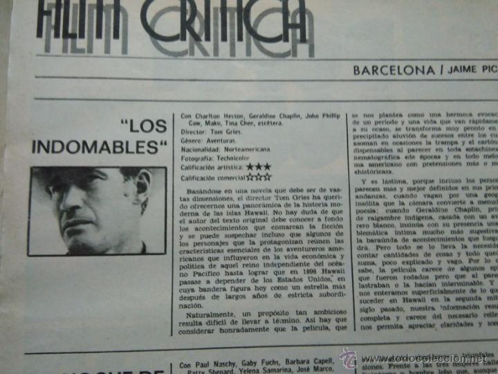Coleccionismo de Revistas y Peri&oacute;dicos: recorte CHARLTON HESTON