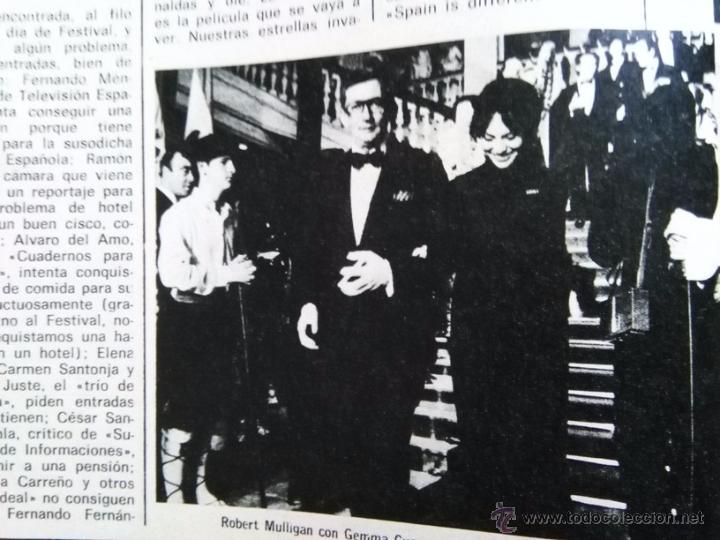 Colecionismo de Revistas e Jornais: recorte robert mulligan  gemma cuervo