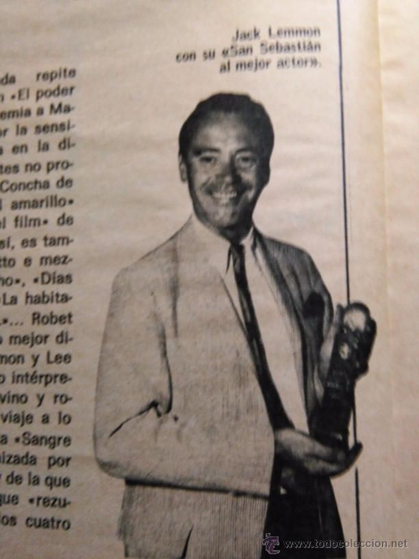 Collection Magazines and Newspapers: recorte JACK LEMMON