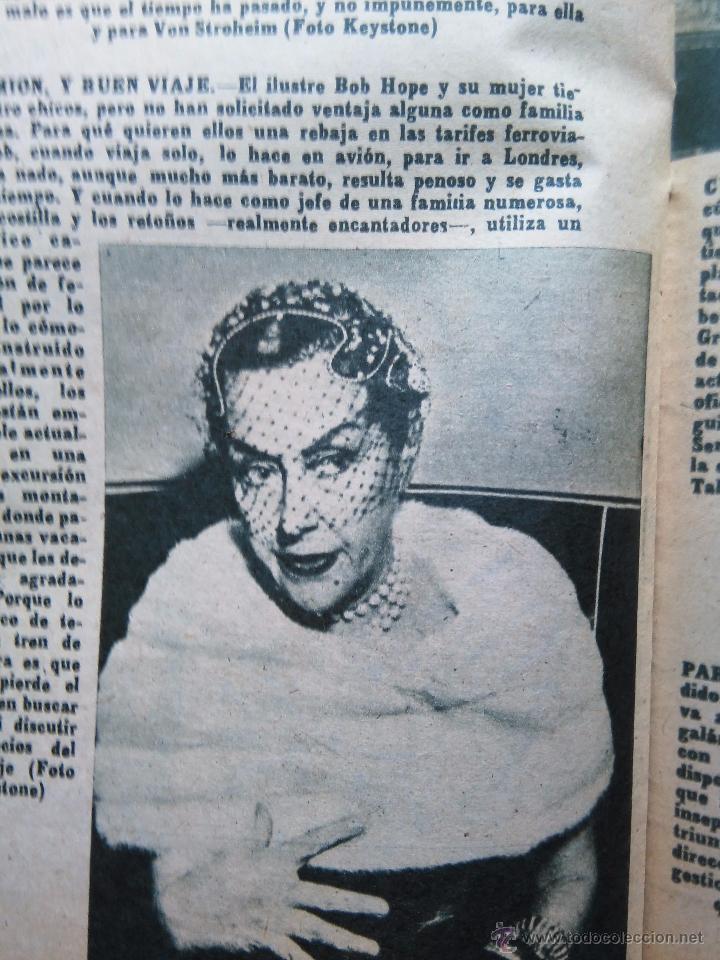 Collectionnisme de Revues et Journaux: recorte GLORIA SWANSON