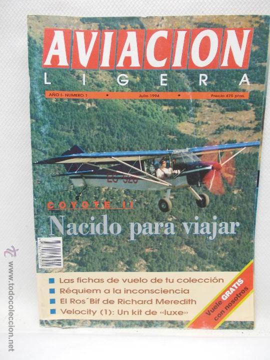 Coleccionismo de Revistas y Peri&oacute;dicos: REVISTA AVIACION LIGERA, NUMERO UNO