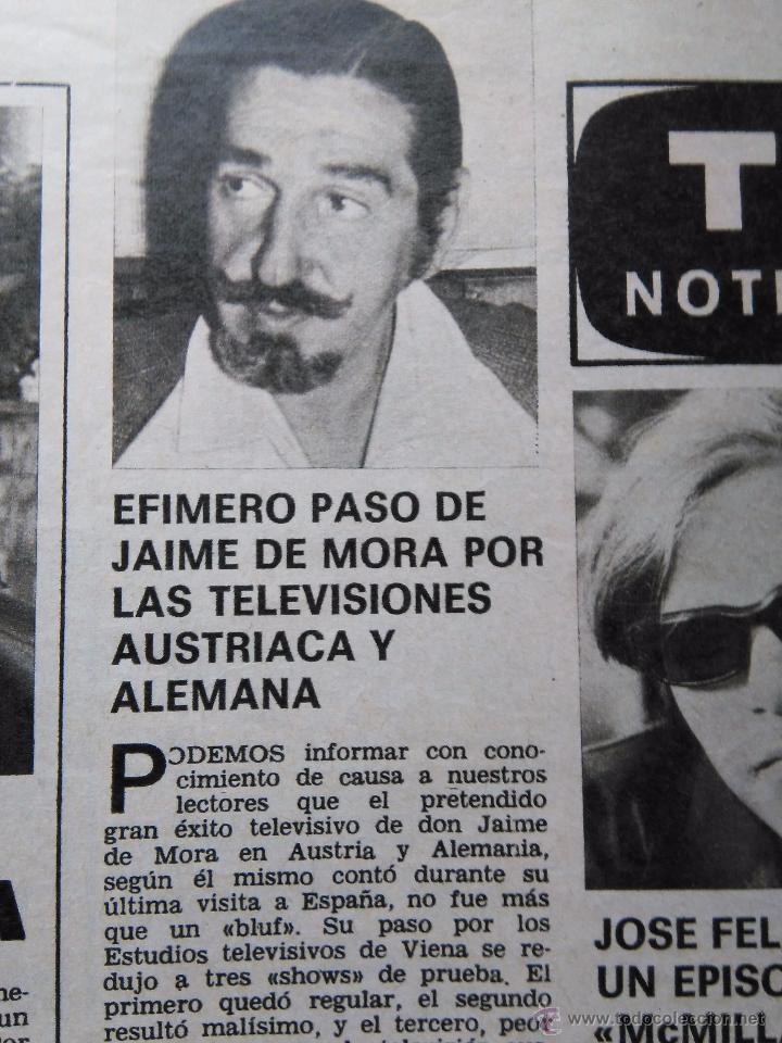 Collectionnisme de Revues et Journaux: recorte JAIME DE MORA Y ARAGON