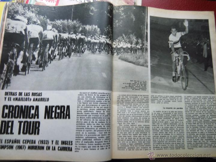 Collezionismo di Riviste e Giornali: recorte CICLISMO TOUR CRONICA NEGRA 75