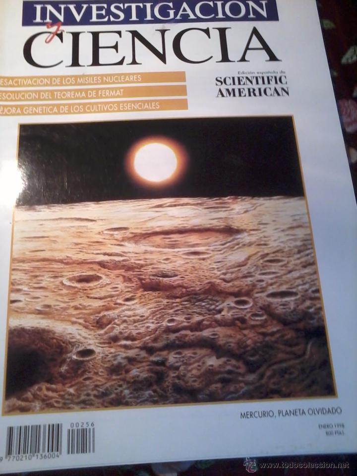 Collezionismo di Riviste e Giornali: REVISTA INVESTIGACION Y CIENCIA. SCIENTIFIC AMERICAN ENERO 1998. B2R