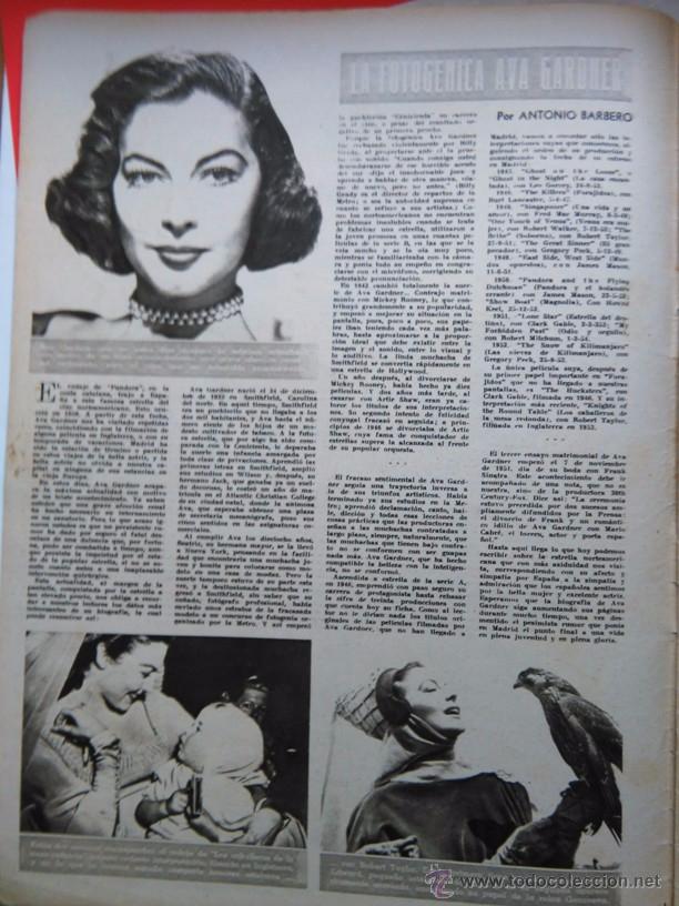 Coleccionismo de Revistas y Peri&oacute;dicos: recorte AVA GARDNER GADNER