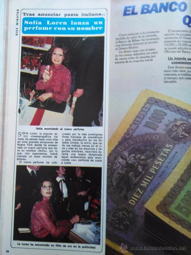 Coleccionismo de Revistas y Peri&oacute;dicos: recorte sofia sophia loren