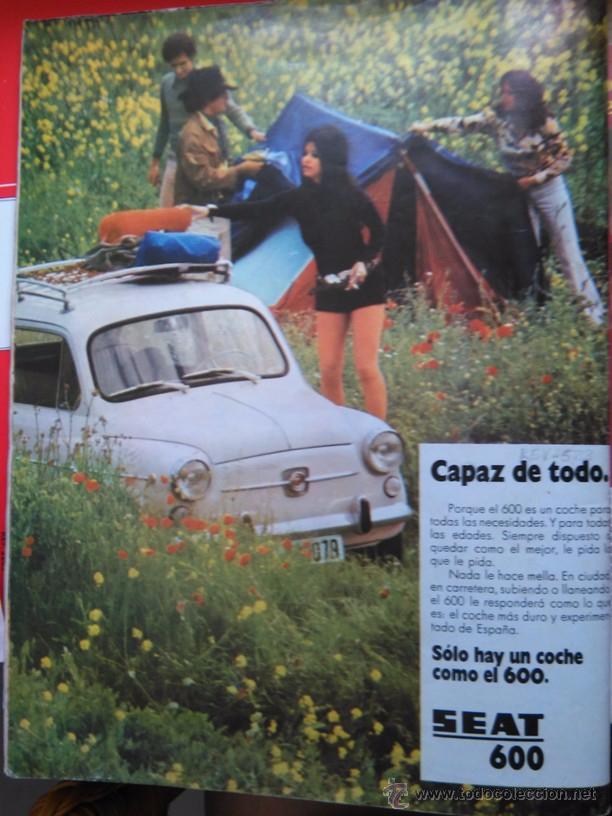 Coleccionismo de revistas y peri&oacute;dicos: recorte seat 600 anuncio