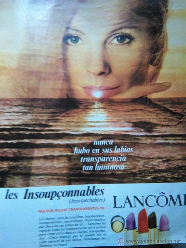 Collezionismo di Riviste e Giornali: RECORTE LANCOME anuncio