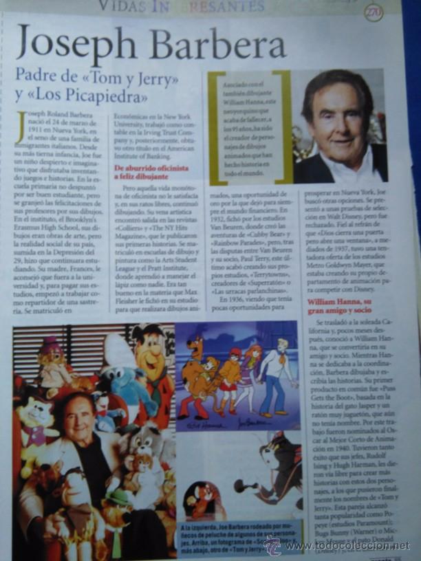 Coleccionismo de revistas y peri&oacute;dicos: recorte HANNA Y BARBERA