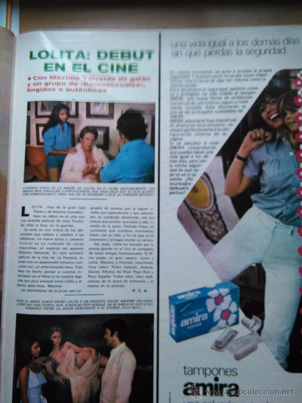 Coleccionismo de revistas y peri&oacute;dicos: recorte LOLITA  FLORES LOLA FLORES