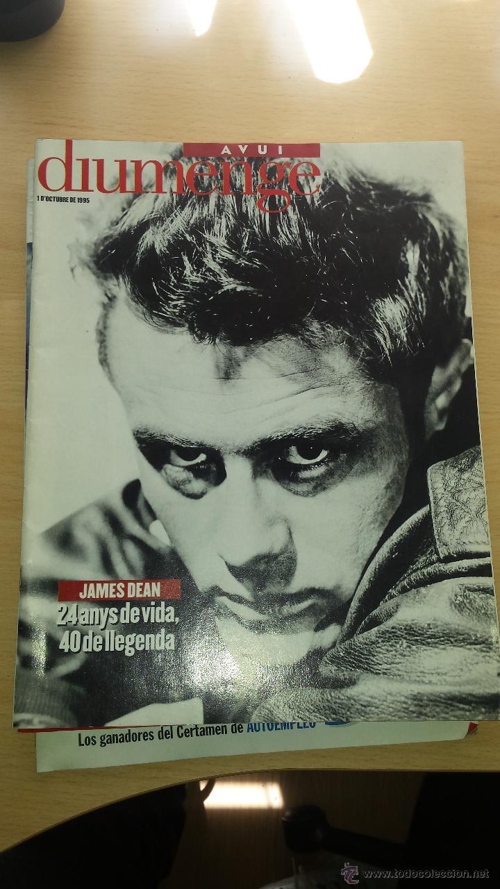 Coleccionismo de Revistas y Peri&oacute;dicos: Avui Diumenge 1 d'Octubre de 1995 - James Dean, Richard Gere, el naixement del vi, compte de baden,