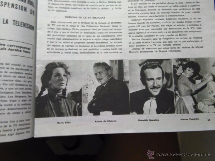 Collectionnisme de Revues et Journaux: recorte MARIA FELIX ARTURO DE CORDOVA DEMETRIO GONZALEZ MARINA CAMACHO