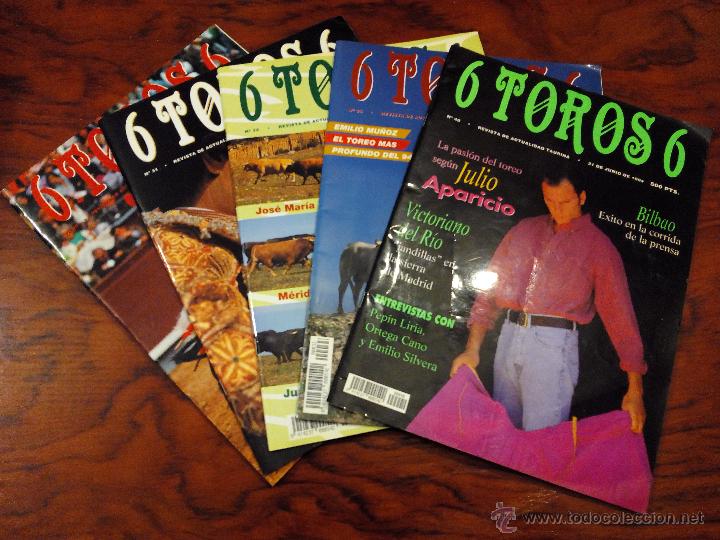 Coleccionismo de Revistas y Peri&oacute;dicos: Lote Revista 6 Toros 6
