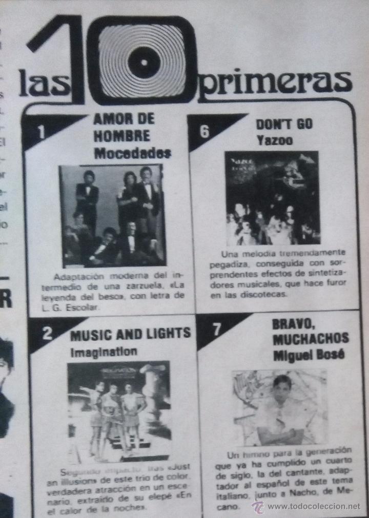 Collectionnisme de Revues et Journaux: RECORTE mocedades miguel bose