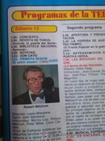 Coleccionismo de Revistas y Peri&oacute;dicos: recorte robert mitchum