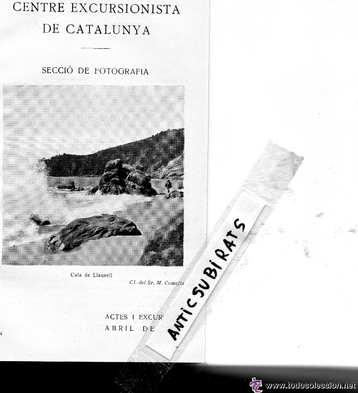 Coleccionismo de revistas y peri&oacute;dicos: REVISTA ANY 1924 CALA DE LLAURELL FOTOGRAF COMELLA LLORET TOSSA DE MAR RAFAEL DEGOLLADA COLORS