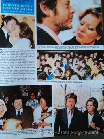 Coleccionismo de revistas y peri&oacute;dicos: RECORTE PAQUITa rico vicente parra mercedes vecino