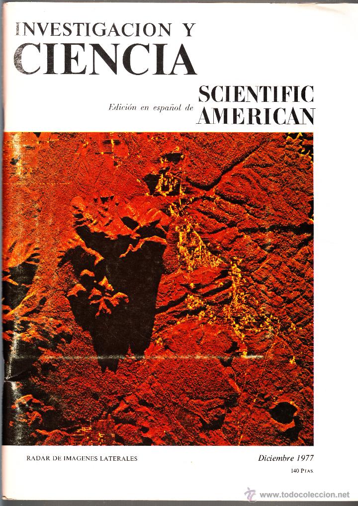 Coleccionismo de Revistas y Peri&oacute;dicos: INVESTIGACI&Oacute;N Y CIENCIA N&Uacute;MERO 15 DICIEMBRE 1977
