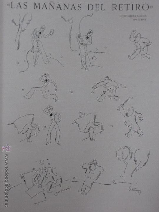 Coleccionismo de Revistas y Peri&oacute;dicos: Las ma&ntilde;anas del Retiro / historieta c&oacute;mica por Serny - 1929