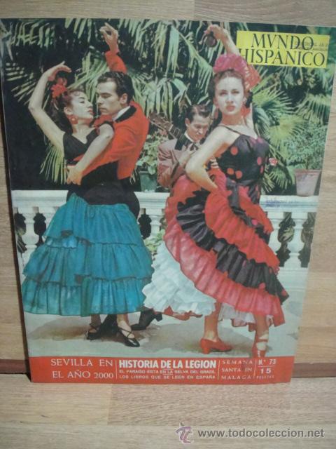 Coleccionismo de revistas y peri&oacute;dicos: mundo hispanico , n&ordm; 73 - abril de 1954 - legion espa&ntilde;ola