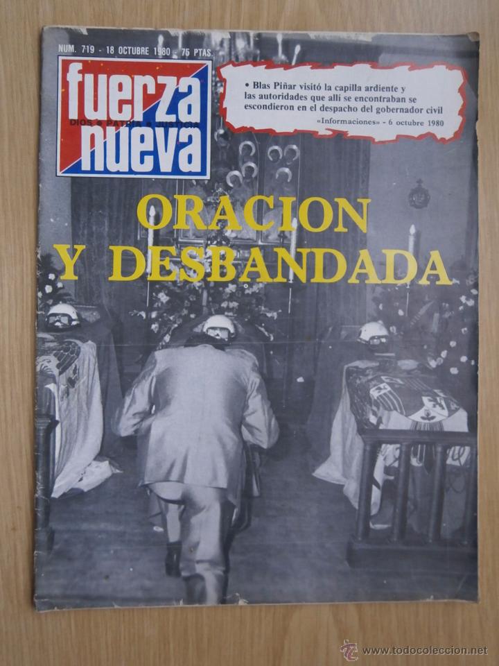 Collection Magazines and Newspapers: revista - fuerza nueva -  oracion y desbandada  6 de octubre 1980