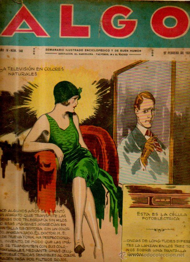 Coleccionismo de Revistas y Peri&oacute;dicos: REVISTA ALGO. A&Ntilde;O IV. N&ordm; 148. SEMANARIO ILUSTRADO ENCICLOP&Eacute;DICO Y DE BUEN HUMOR. 27 FEBRERO 1932