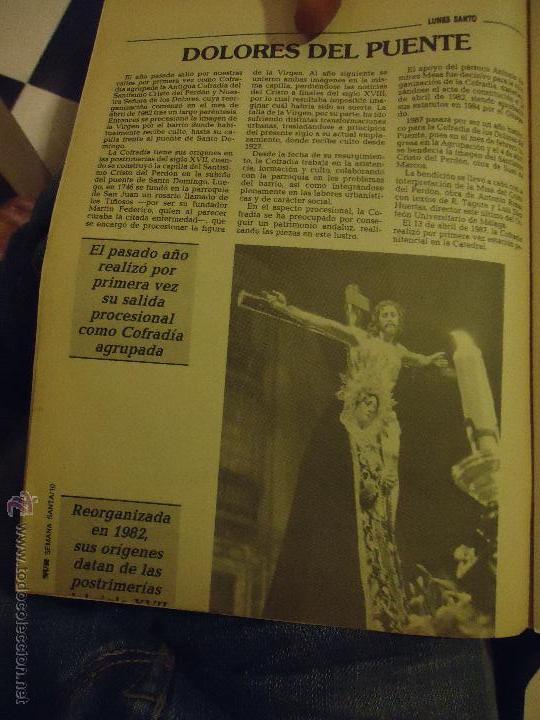 Coleccionismo de Revistas y Peri&oacute;dicos: ANTIGUO ARTICULO SEMANA SANTA DE MALAGA CAPITAL - CRISTO VIRGEN DOLORES DEL PUENTE