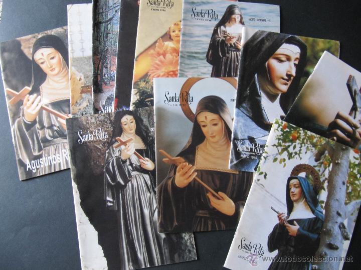 Coleccionismo de Revistas y Peri&oacute;dicos: LOTE 10 REVISTAS SANTA RITA Y EL PUEBLO CRISTIANO MAS CALENDARIO. -VER MESES Y A&Ntilde;OS-