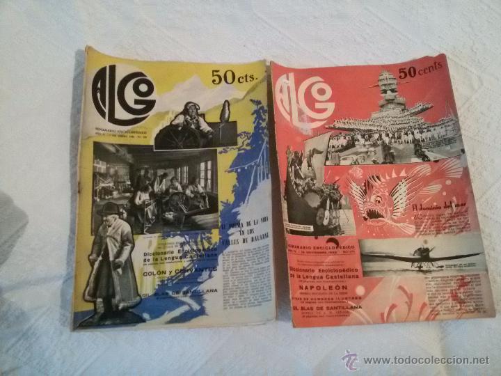 Collezionismo di Riviste e Giornali: ALGO-2 EJEMPLARES SEMANARIO ENCICLOP&Eacute;DICO N&ordm; 171-178-NOV.1932 Y ENERO 1933