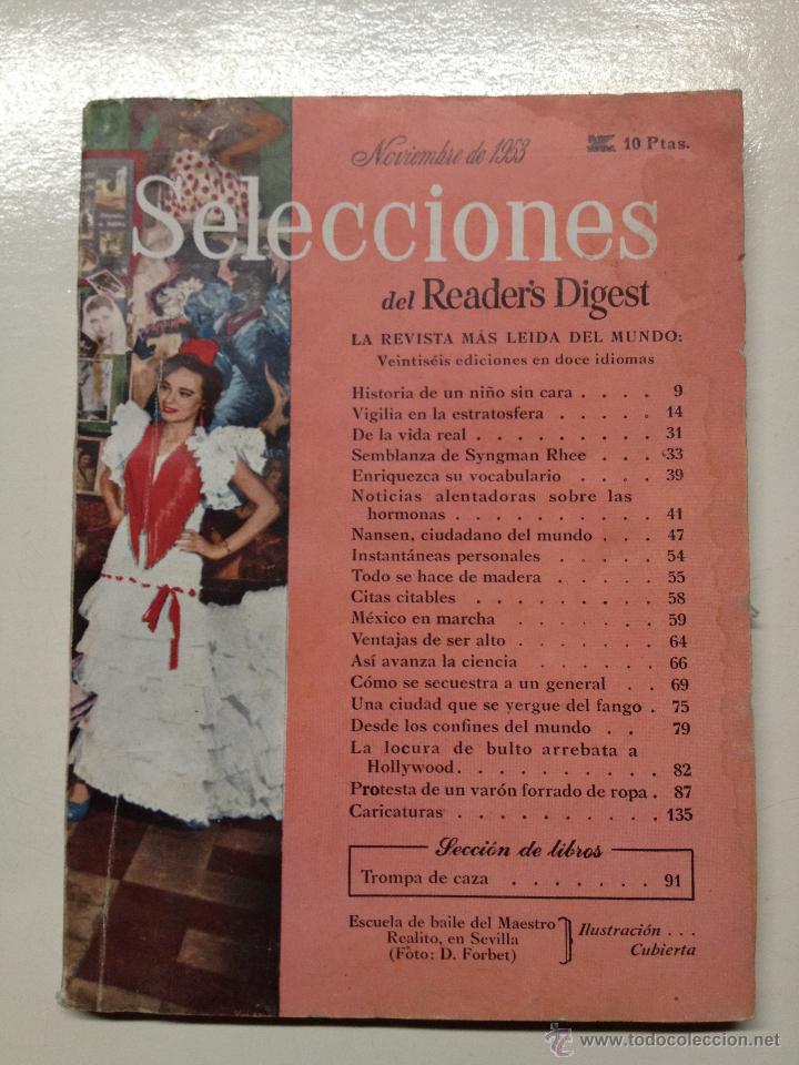 Collezionismo di Riviste e Giornali: REVISTA SELECCIONES DEL READER'S DIGEST. DICIEMBRE DE 1953.