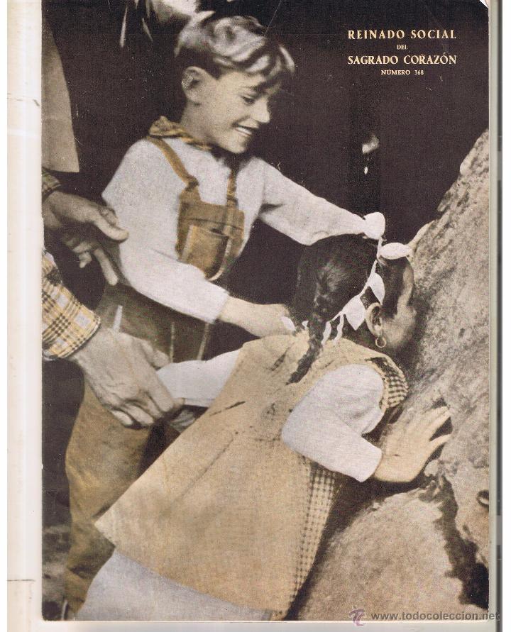 Coleccionismo de revistas y peri&oacute;dicos: REINADO SOCIAL DEL SAGRADO CORAZ&Oacute;N. N&ordm; 368. FEBRERO 1959.  (P/B9)
