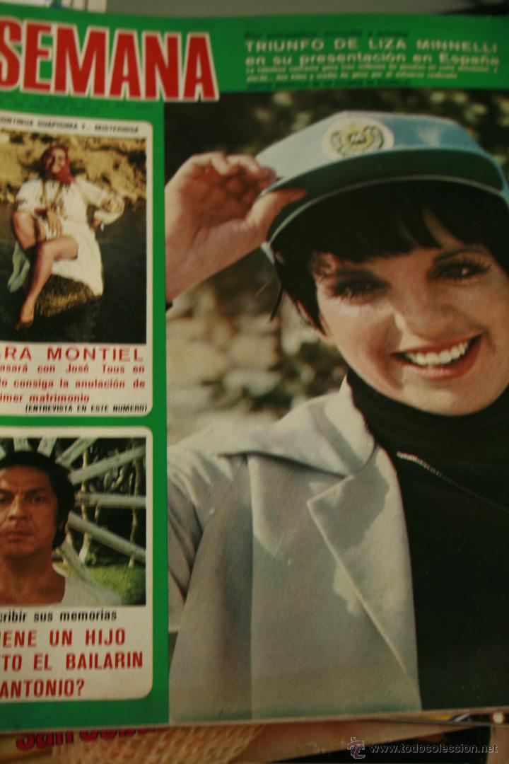 Coleccionismo de Revistas y Peri&oacute;dicos: 1974 LIZA MINELLI AMPARO MU&Ntilde;OZ ROCIO DURCAL SARA MONTIEL CHARO LOPEZ