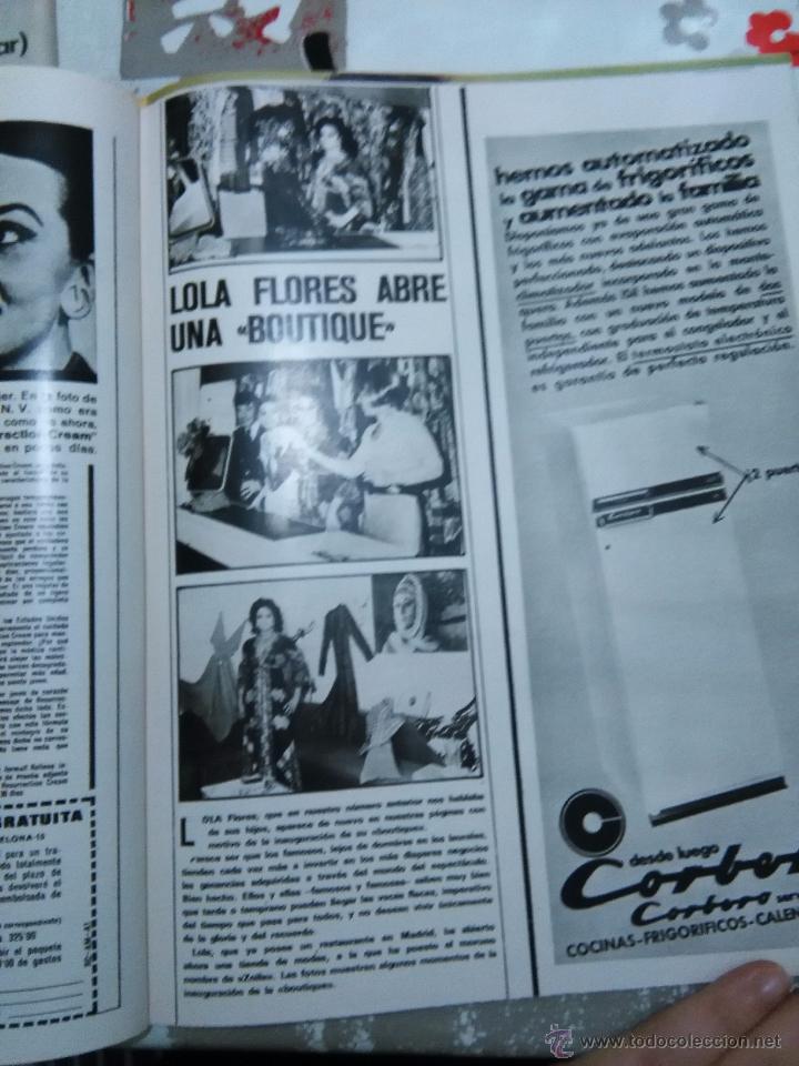 Coleccionismo de revistas y peri&oacute;dicos: recorte LA BOUTIQUE DE LOLA FLORES
