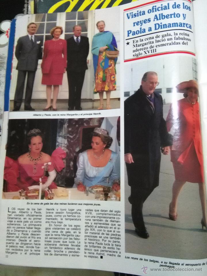 Collezionismo di Riviste e Giornali: recorte REINA MARGARITA DE DINAMARCA alberto y paola rey belgica reyes
