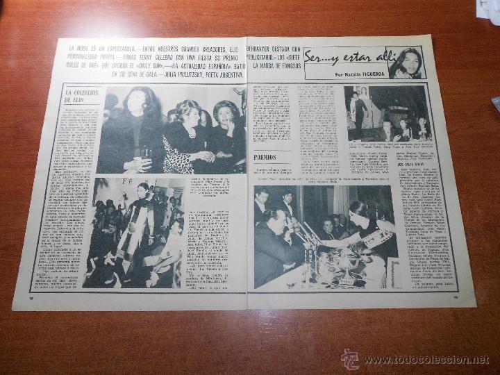 Collectionnisme de Revues et Journaux: RECORTE DE PRENSA 1971: FIESTA DE ELIO BERHANYER POR NATALIA FIGUEROA