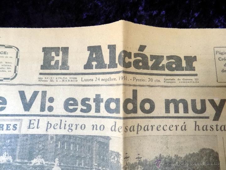 Collectionnisme de Revues et Journaux: periodico el alcazar, 24 s de septiembre de 1951