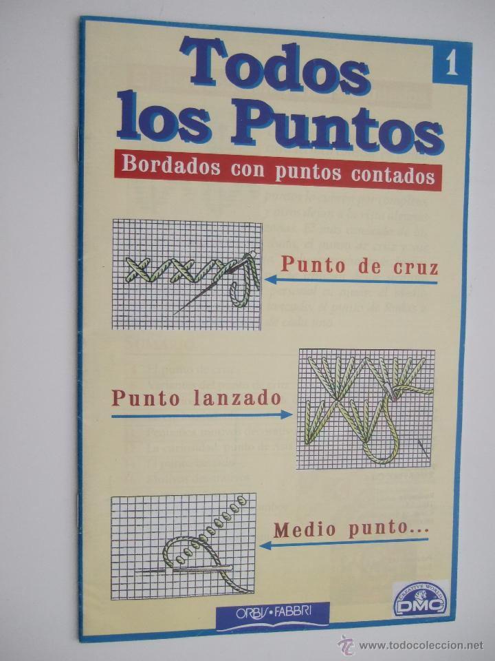Coleccionismo de Revistas y Peri&oacute;dicos: PEQUE&Ntilde;A REVISTA ORBIS FABBRI - TODOS LOS PUNTOS - BORDADOS CON PUNTOS CONTADOS - 30 PAGINAS