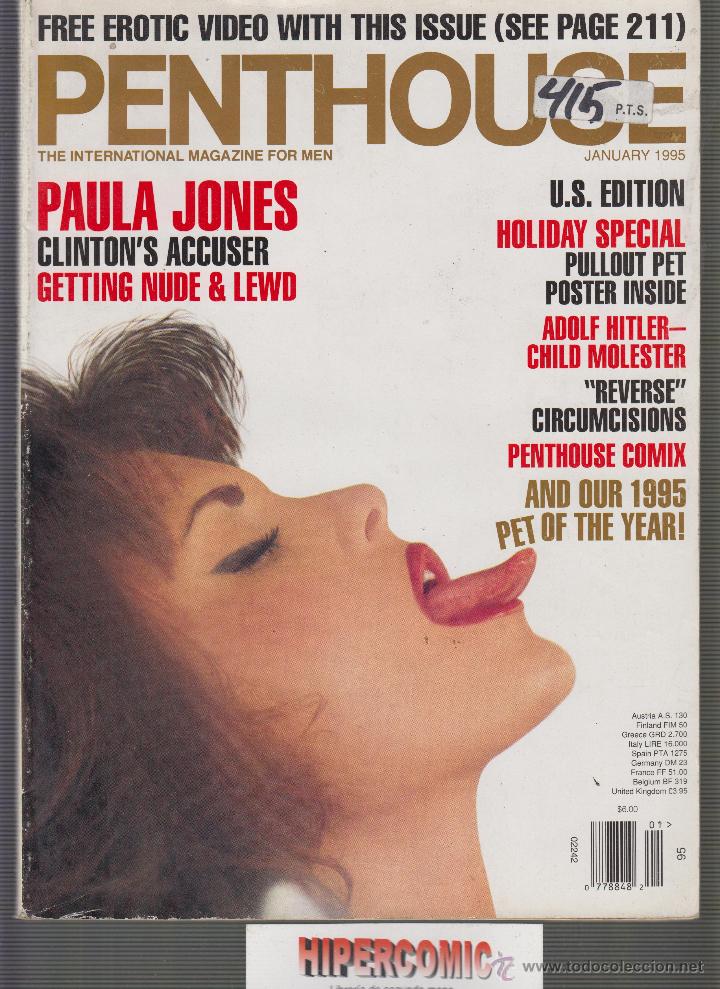 PENTHOUSE January 1995 , PAULA JONES , GINA LAMARCA. revista. description. ...