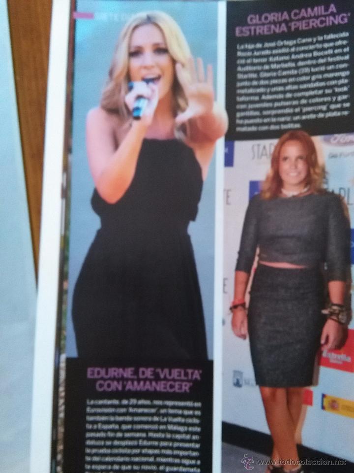 Coleccionismo de Revistas y Peri&oacute;dicos: recorte edurne eurovision