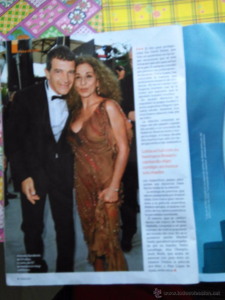Coleccionismo de revistas y peri&oacute;dicos: recorte antonio banderas  lolita flores