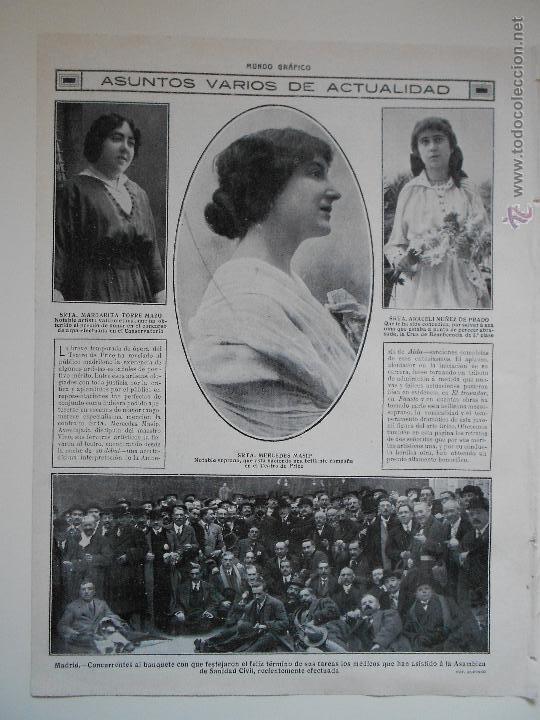 Collezionismo di Riviste e Giornali: hln- 1914- teatro de price madrid, aida, asamblea de sanidad civil