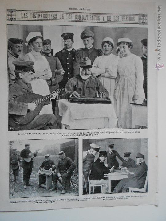 Collezionismo di Riviste e Giornali: hln- 1914- distracciones de los combatientes y heridos, berl&iacute;n, naipes