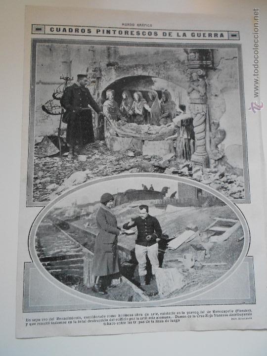 Collezionismo di Riviste e Giornali: hln- 1914- sepulcro del renacimiento flandes, damas cruz roja francesa